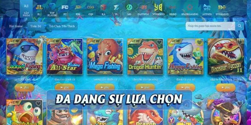 Thỏa sức khám phá nhiều tựa game nổi bật