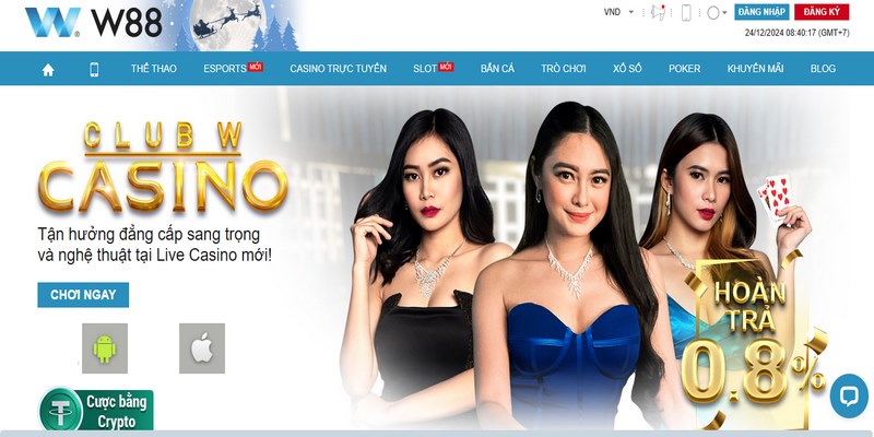 Đôi nét sảnh hiện đại casino WW88